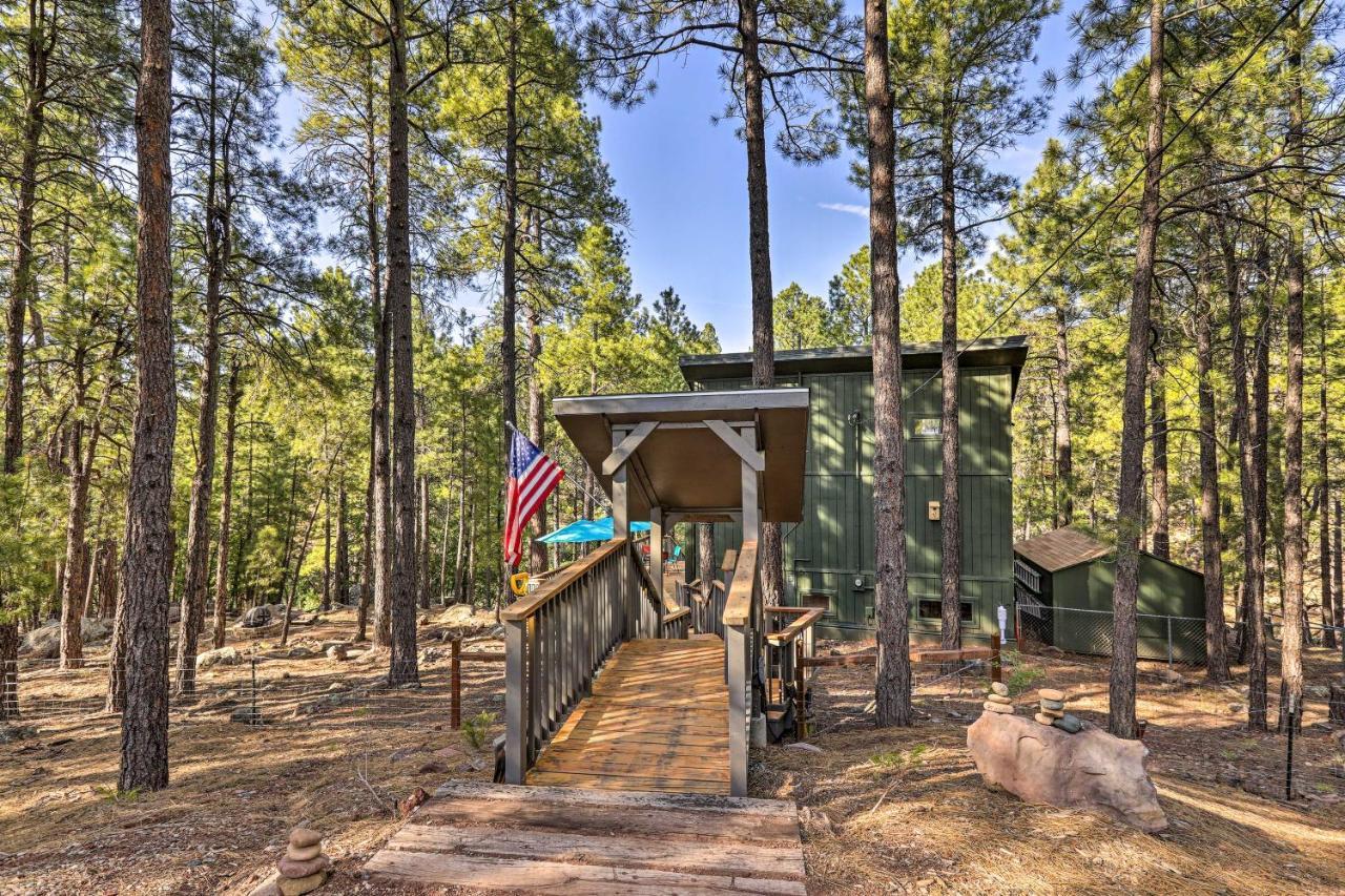 Woodsy Flagstaff Hideaway With Deck And Sunroom! Mountainaire Luaran gambar